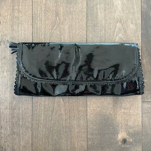 Patent leather clutch Never used